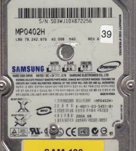 Samsung MP0402H 40GB