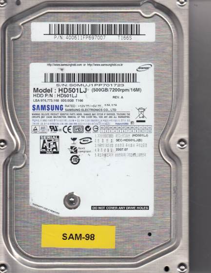 Samsung HD501LJ 500GB
