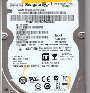 Seagate ST320LT020 320GB