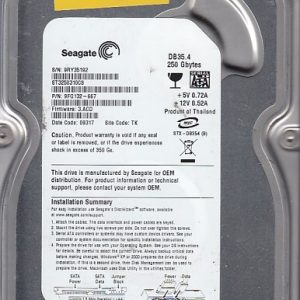 Seagate ST3250310CS 250GB