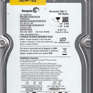 Seagate ST3500820AS 500gb