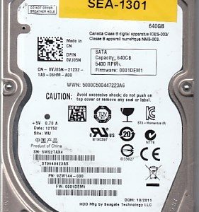 Seagate ST9640423AS 640GB