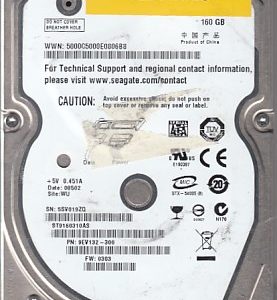Seagate ST9160310AS 160GB