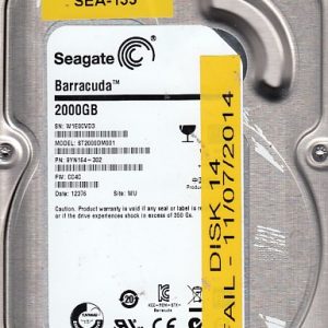Seagate ST2000DM001 2000gb