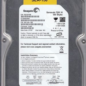 Seagate ST3500630AS 500gb