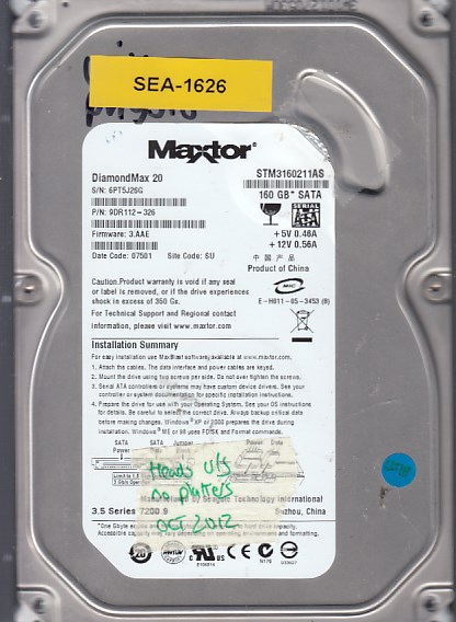 Seagate 6P040W0 160GB