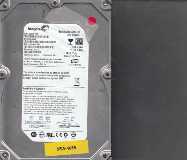 Seagate ST3750640AS 750GB