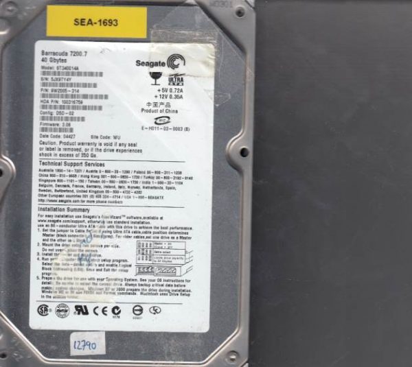 Seagate ST340014A 40GB