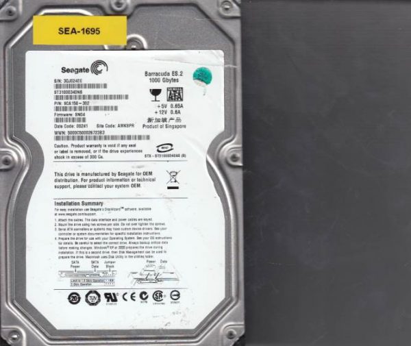 Seagate ST31000340NS 1000GB