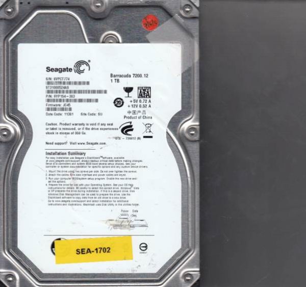 Seagate ST31000524AS 1TB