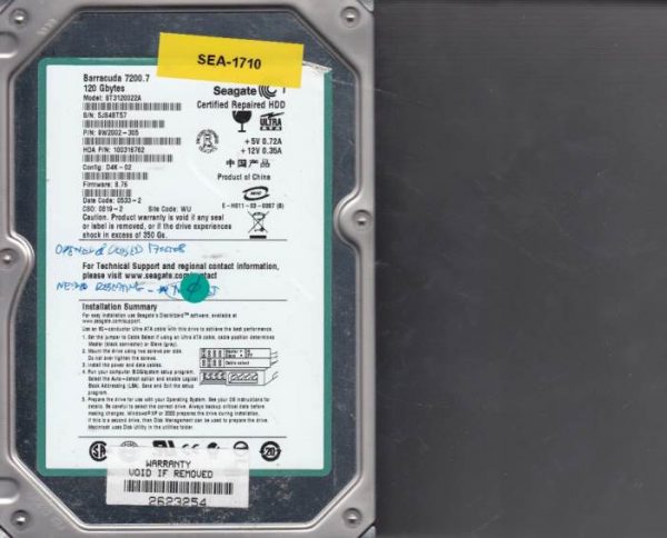 Seagate ST3120022A 120GB