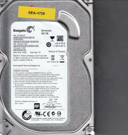 Seagate st500dm002 не определяется в bios