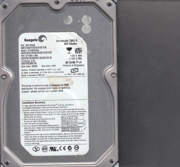 Seagate ST3400832A 400GB