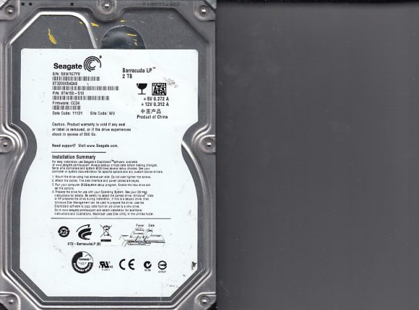 Seagate ST32000542AS 2TB