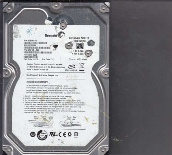 Seagate ST31000333AS 1000GB