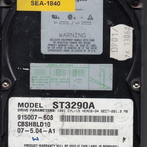 Seagate ST3290A 261.3Mb