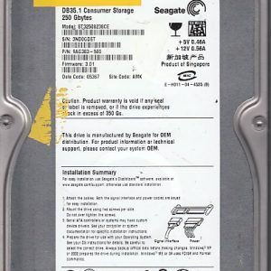 Seagate ST3250823SCE 250gb