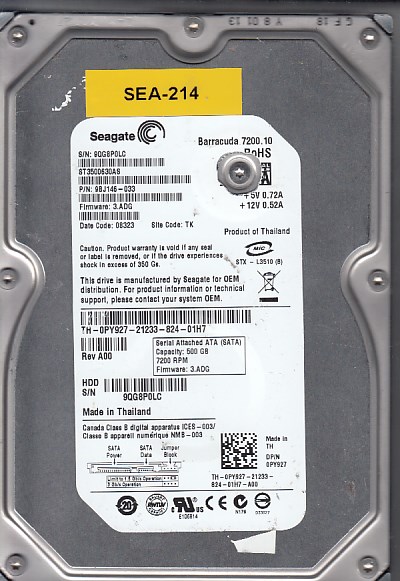Seagate ST3500630AS 500GB