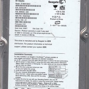 Seagate ST380012ACE 80GB