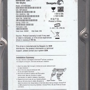 Seagate ST3160023AS 160gb