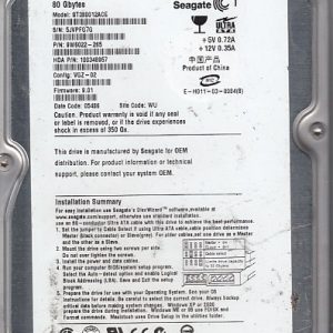 Seagate ST380012ACE 80GB