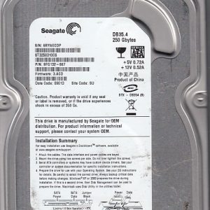 Seagate ST3250310CS 250GB