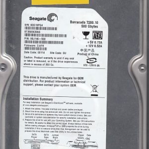 Seagate ST3500630AS 500gb