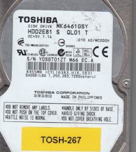 Toshiba MK6461GSY 640GB