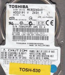 Toshiba MK8026GAX 80GB