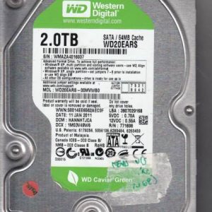 Western Digital WD20EARS-00MVWB0 2TB