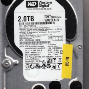 Western Digital WD20EARS-00S8B1 2TB