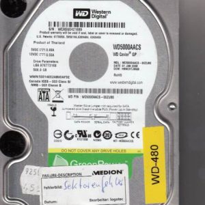 Western Digital WD5000AACS-00ZUB0 500GB