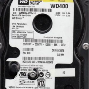 Western Digital WD400BD-75LRA0 40GB