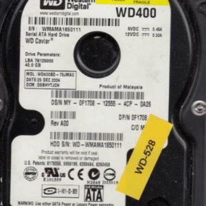 Western Digital WD400BD-75JMA0 40GB