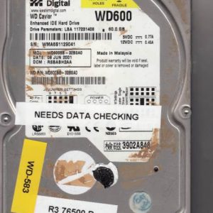 Western Digital WD600BB-32BSA0 60GB