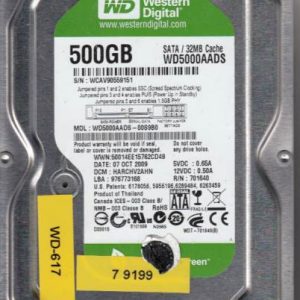 Western Digital WD5000AADS-00S9B0 500GB