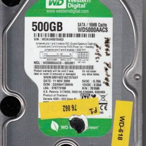 Western Digital WD5000AACS-00G8B1 500GB