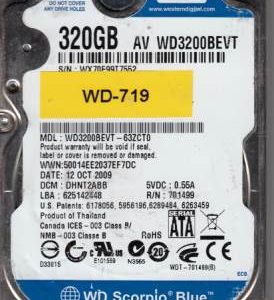 Western Digital WD3200BEVT-63ZCT0 320GB