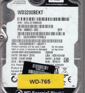 Western Digital WD3200BEKT-60V5T1 320GB