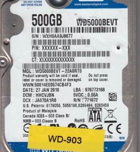 Western Digital WD5000BEVT-22A0RT0 500GB