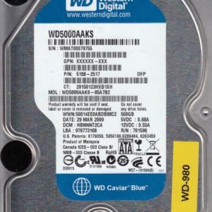 Western Digital WD5000AAKS-65A7B2 500GB