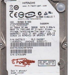 Hitachi HTS545050B9A300 500GB