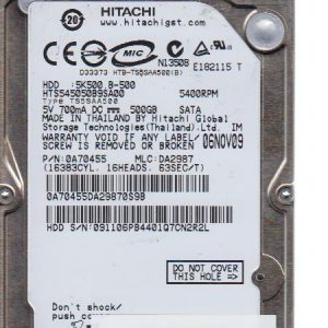 Hitachi HTS545050B9SA00 500GB
