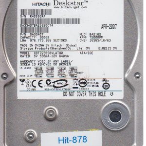 Hitachi HDT725050VLAT80 500GB