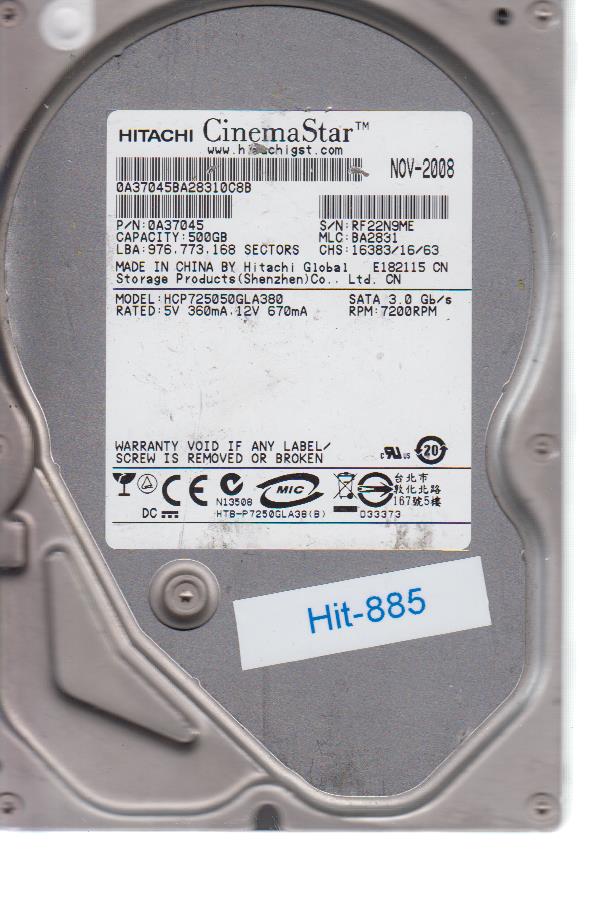 Hitachi HCP725050GLA380 500GB