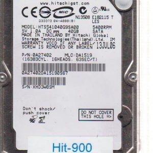 Hitachi HTS541040G9SA00 40GB