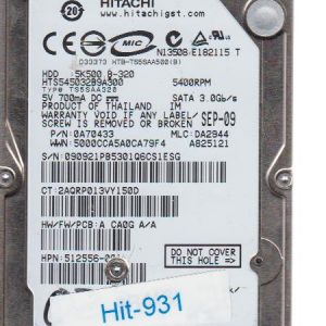 Hitachi HTS545032B9A300 320GB