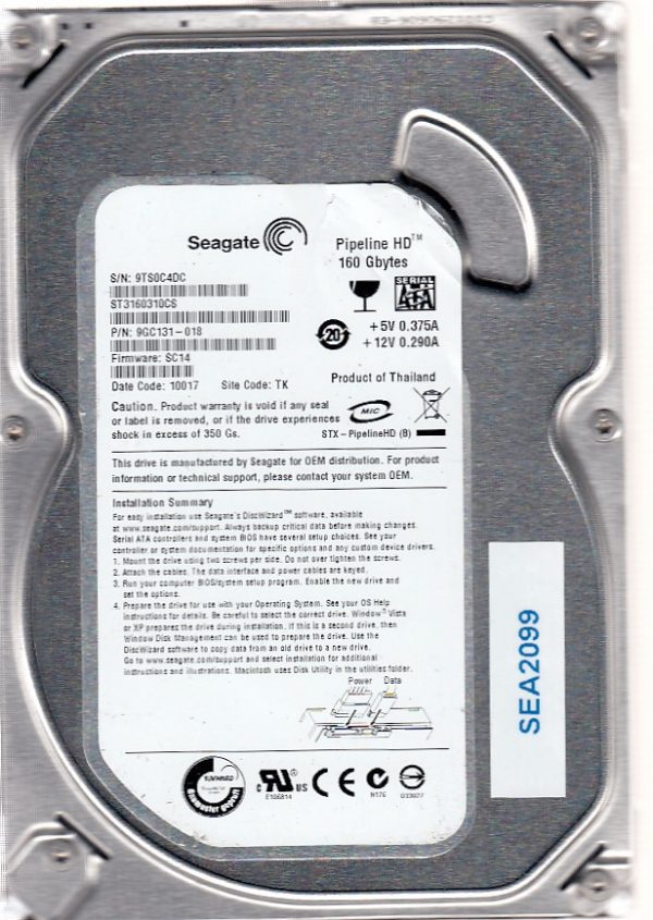 Seagate ST3160310CS 160GB
