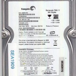 Seagate ST3500620AS 500GB