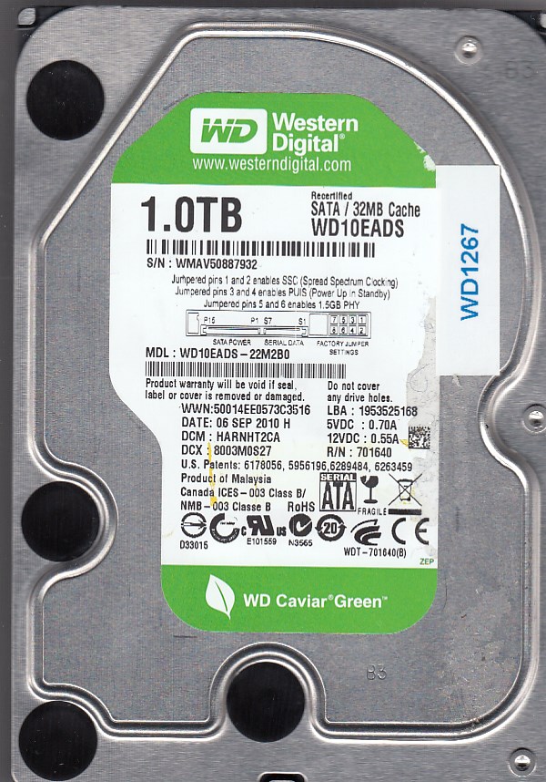 western digital wd10eads-22m2b0